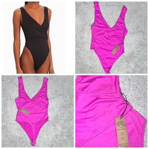 •SOLD• NWT Only Hearts Delicious Electric Pink Ballet Bodysuit Top Women's Size